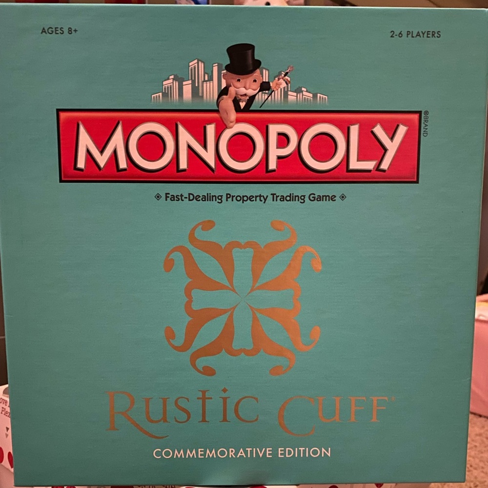Limited edition Rustic Cuff Monopoly
